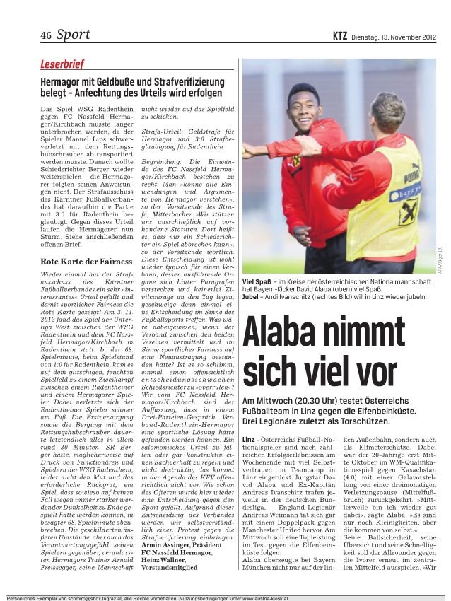 KTZ_Kärntner_Tageszeitung_20121113_page_001